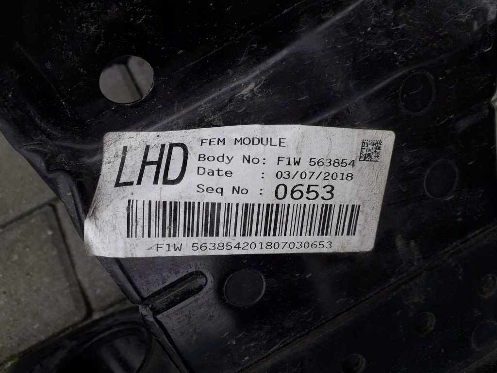 фото №12, Kia sportage 4 iv 15- pas передній підсилювач передній 64101-f1000