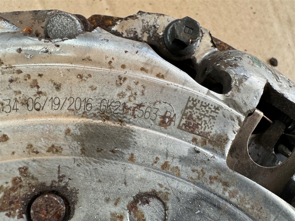 фото №7, Колесо двухмассовый сцепление диск прижим ford transit mk8 custom 2.0 ecoblue