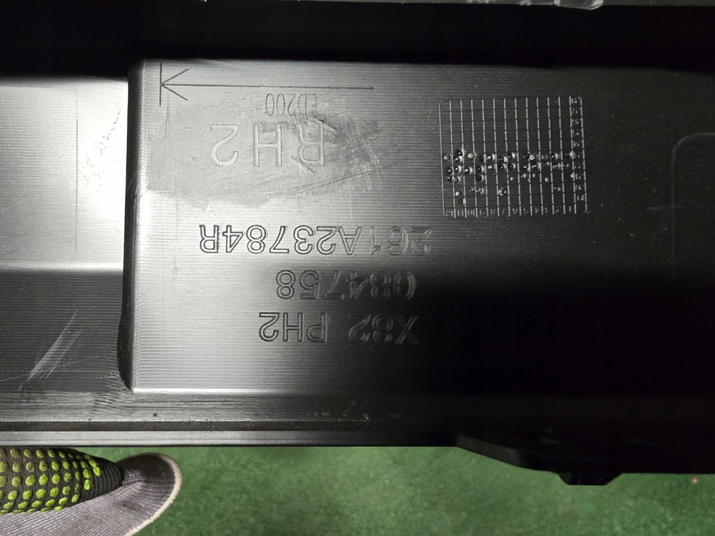 фото №7, Молдинг бампера права перед renault trafic iv nowa