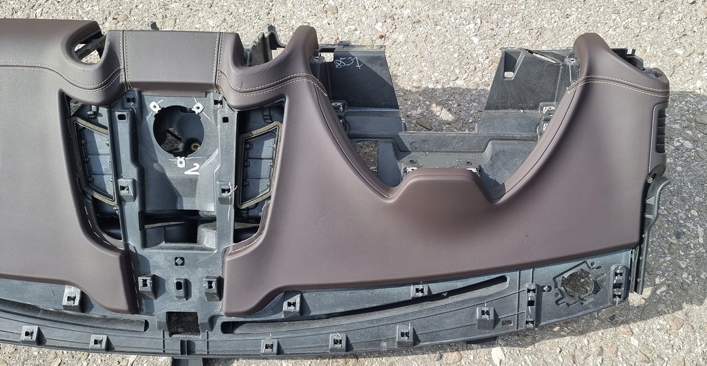 фото №4, Porsche cayenne 7p панель приладів панель приладів консоль шкіра