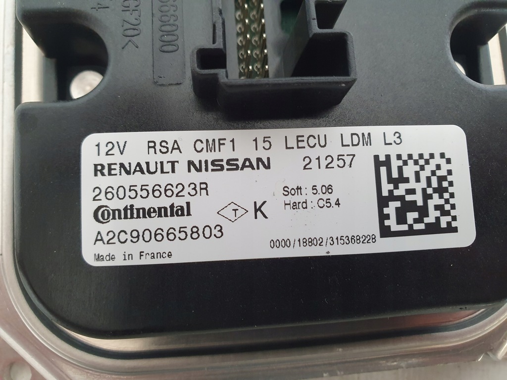 фото №4, Перетворювач модуль лампи led renault 260556623r