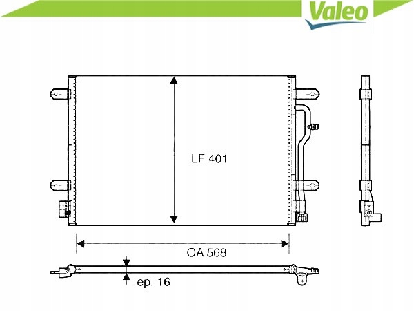 фото №2, Valeo 817741 конденсатор, кондиціонер