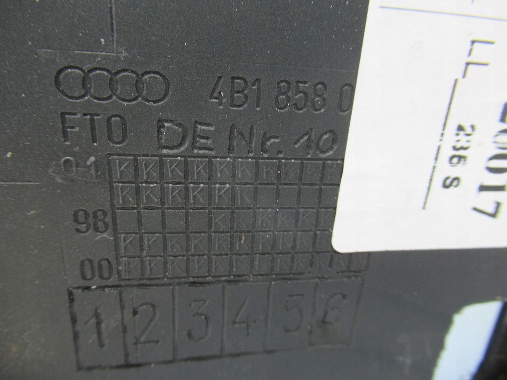 фото №12, Audi a6 c5 lift панель приладів консоль подушка безпеки ремені датчик