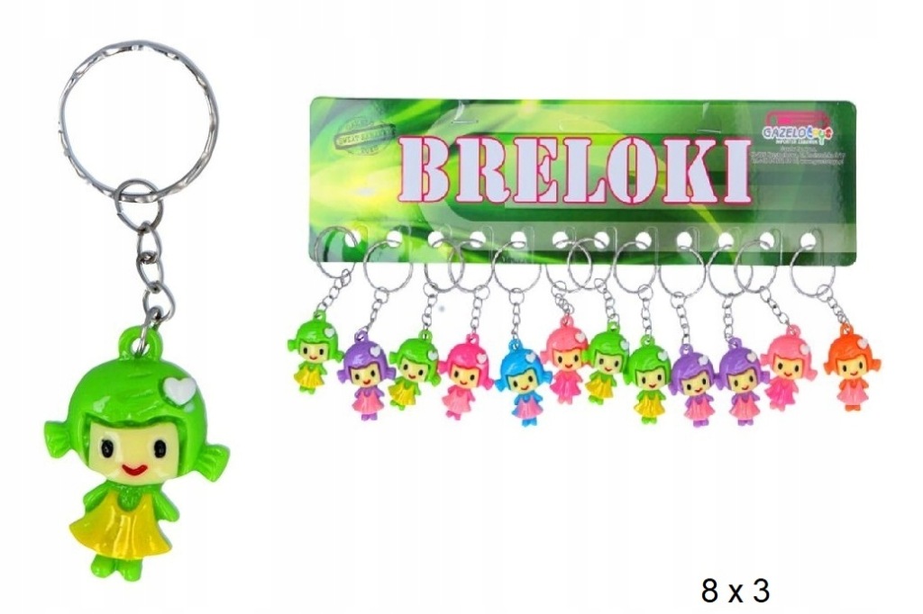 Купить Брелок 12szt. dziewczynka