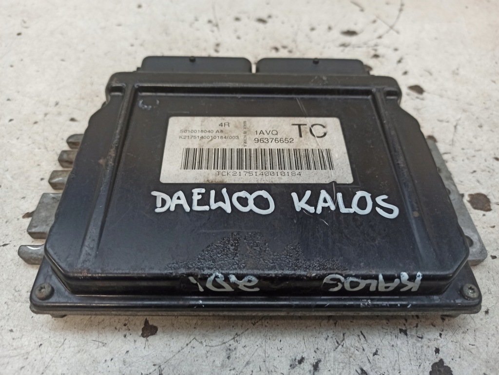 фото №9, Daewoo kalos 1.2 бортовой компьютер двигателя 96376652