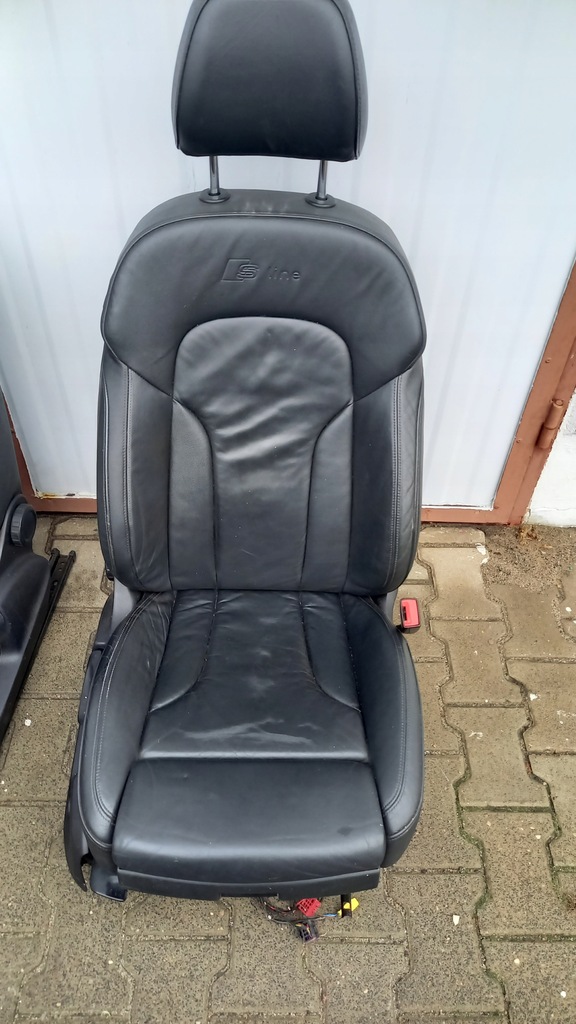 фото №6, Audi q5 8r 8r0 сидіння сидіння шкіра s-line заднє сидіння