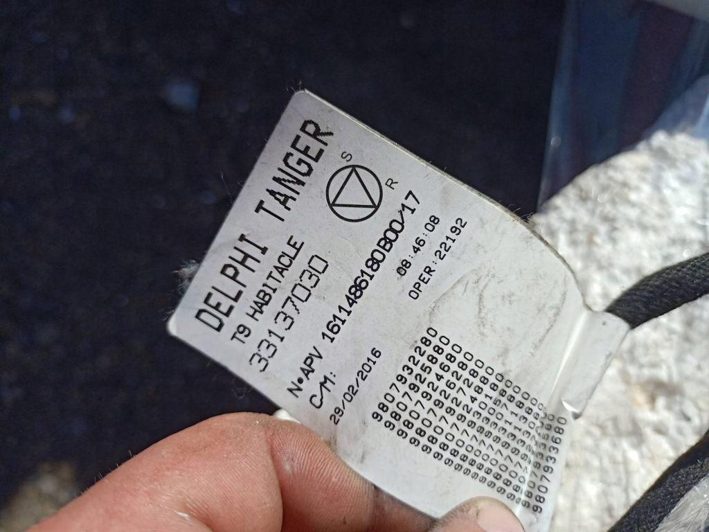 фото №5, Peugeot 308 ii t9 hb 16r 1.6 bluehdi жгут электропроводка электрическая салона