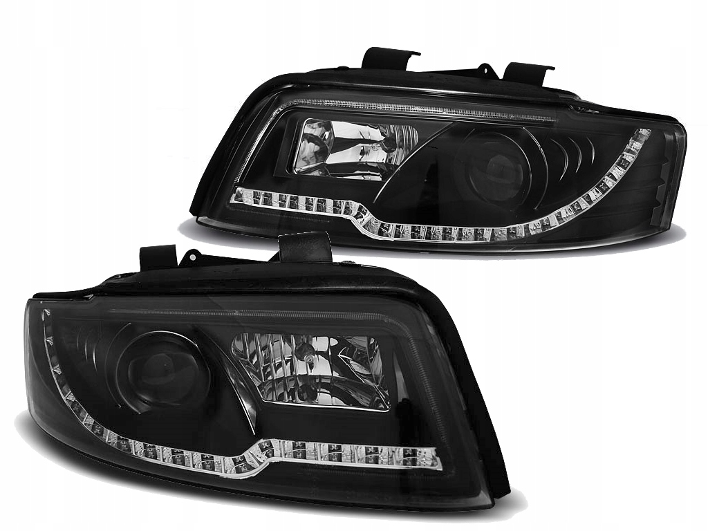 Купить Фонари фары к audi a4 b6 od 2000 к 2004 led поворотники