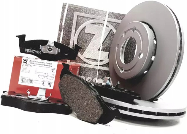 фото №1, Zimmermann тормозные диски+ тормозные колодки перед vw lupo fox