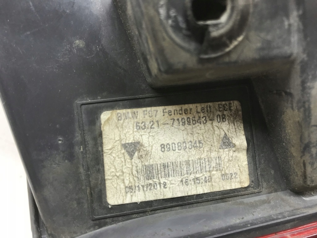 фото №12, Bmw 5 f07 gt 09- левая лампа задняя задняя led 7199643