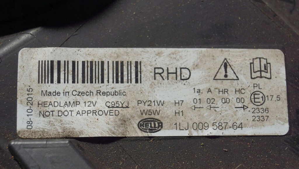 фото №14, Лампа правий перед ford c-max mk1 lift s1316