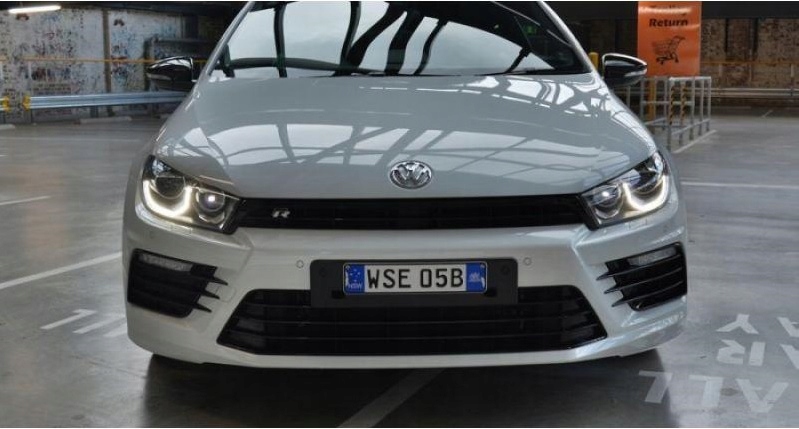 фото №4, Бампер передний vw scirocco 2014- образец r look +drl r20