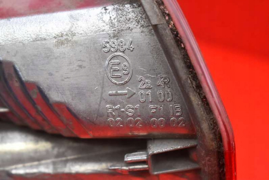 фото №7, Лампа правая задняя задняя 9674809180 citroen c-elysee 2 ii 12-17