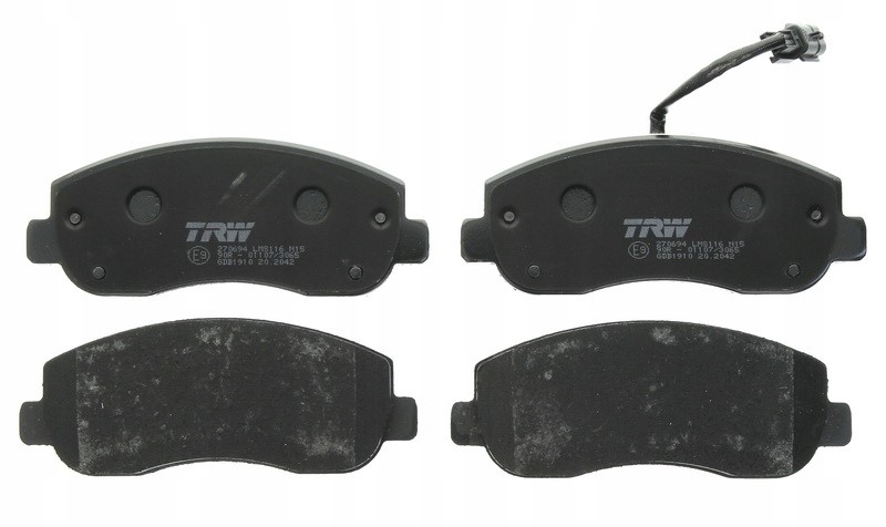 фото №2, Гальмівні колодки гальмівні диски перед trw renault master iii 3