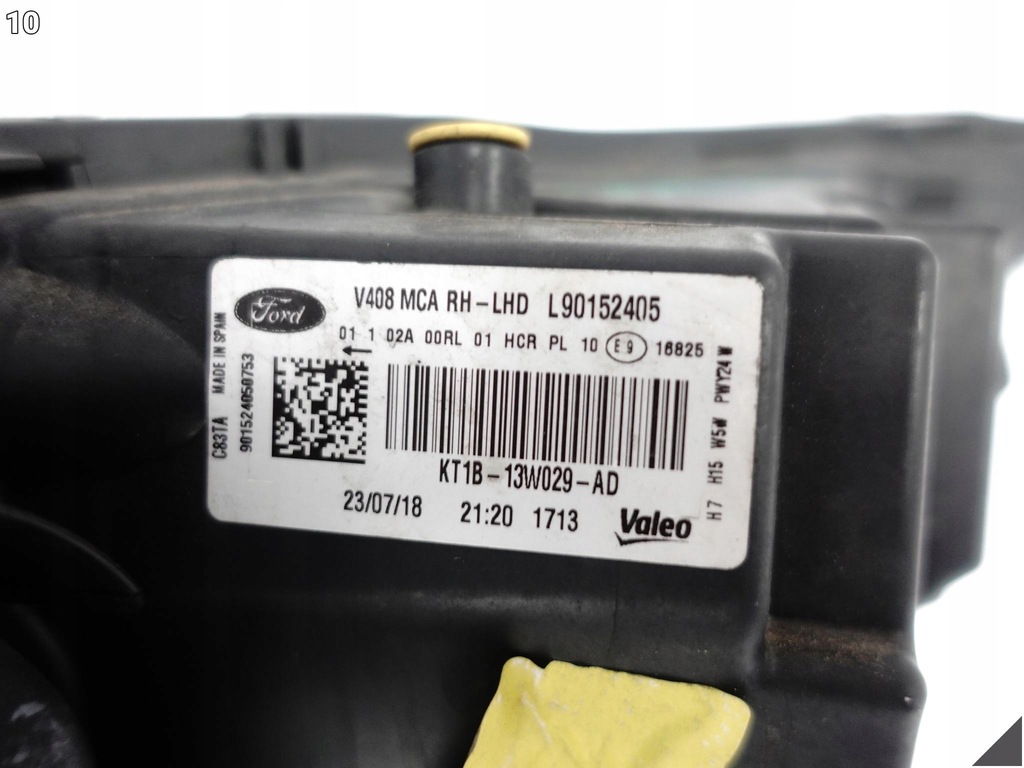 фото №11, Ford transit / tourneo connect ii mk2 lift 18-22 лампа обычная противотуманная фара h7