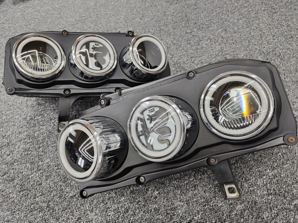 фото №1, Фари alfa romeo 159 brera h7 logo led кільця drl zregenerowane eu