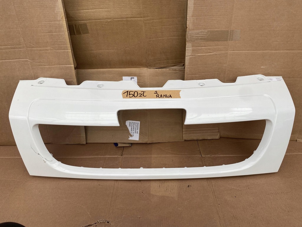 фото №1, Peugeot boxer 07- решётка радиатора рамка решётка радиатора белый оригинальная 1308068070