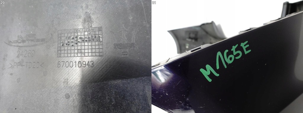 Maserati ghibli m157 13-17 бампер задняя 4xpdc Оригинал