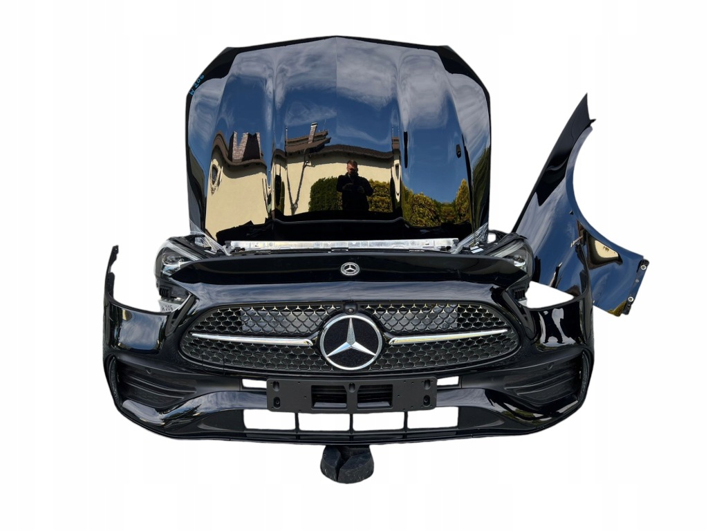 фото №1, Mercedes c klasa w206 amg бампер підсилювач лампи performance капот