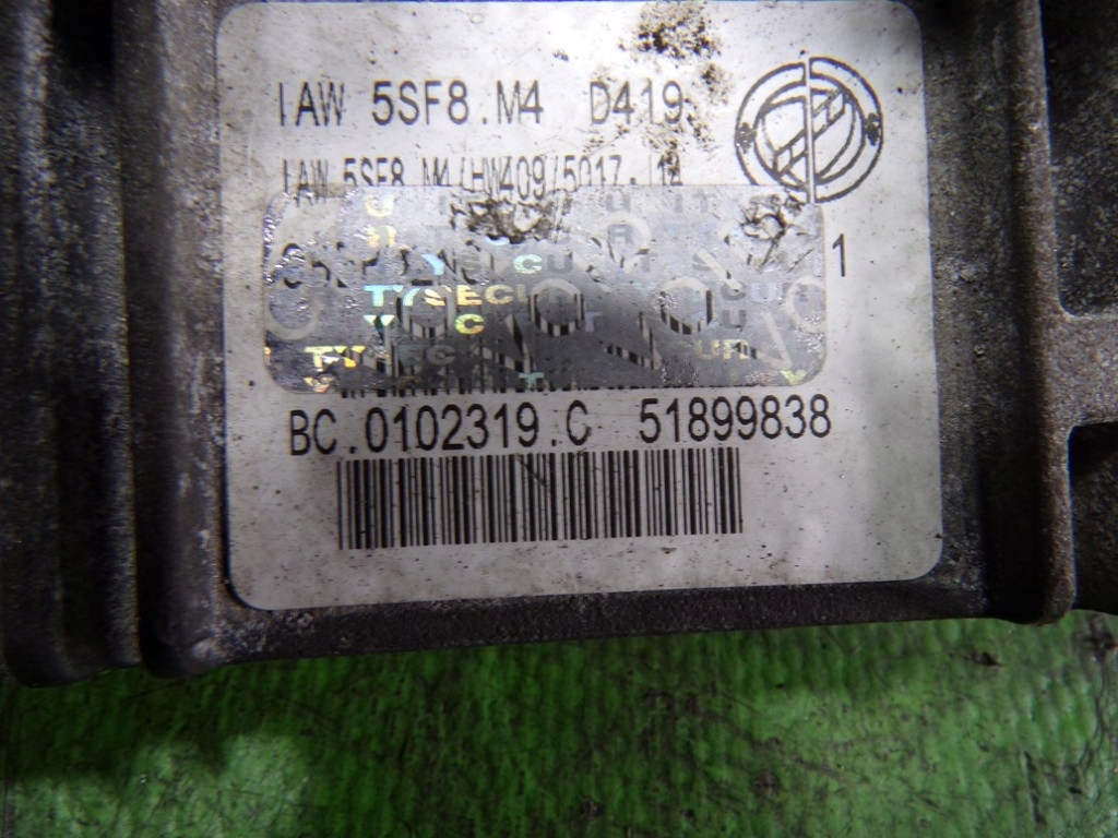 фото №8, Fiat panda ii 1.2 8v бортовий комп'ютер блок керування двигуна 51899838