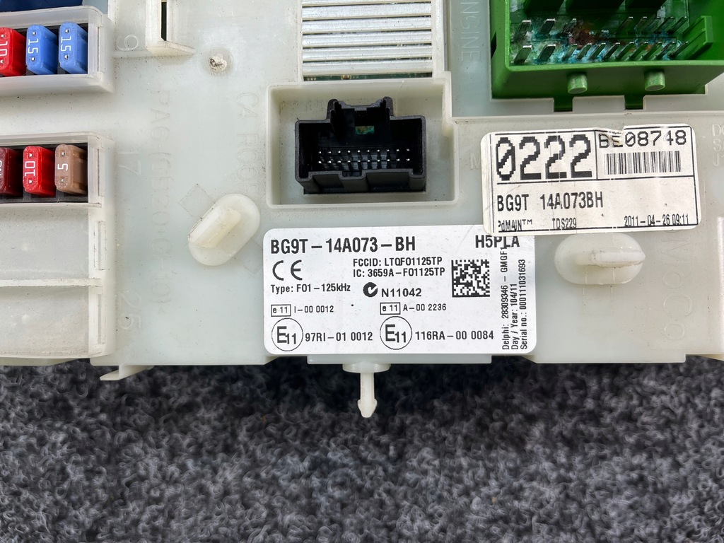 фото №8, Ford mondeo mk4 lift модуль bsi коробка bezp. bg9t-14a073-bh пошкоджена