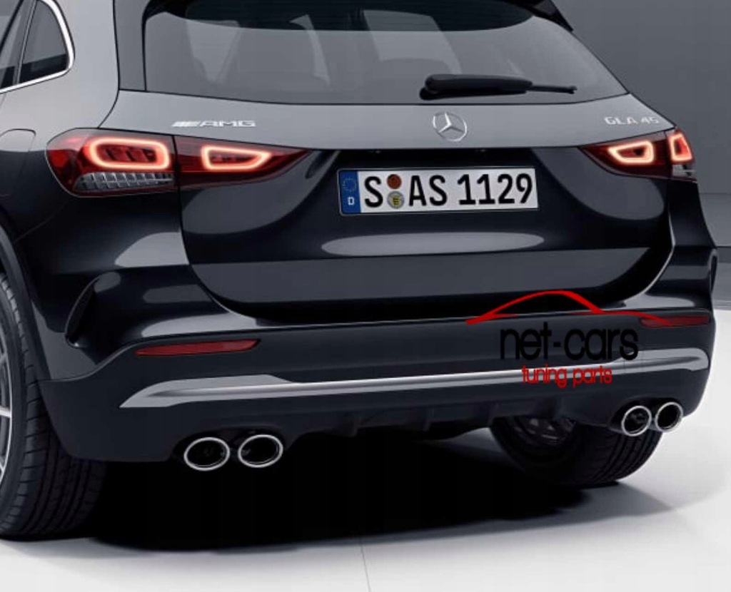 фото №14, Дифузор спойлер kon mercedes gla suv h247 amg 45 c