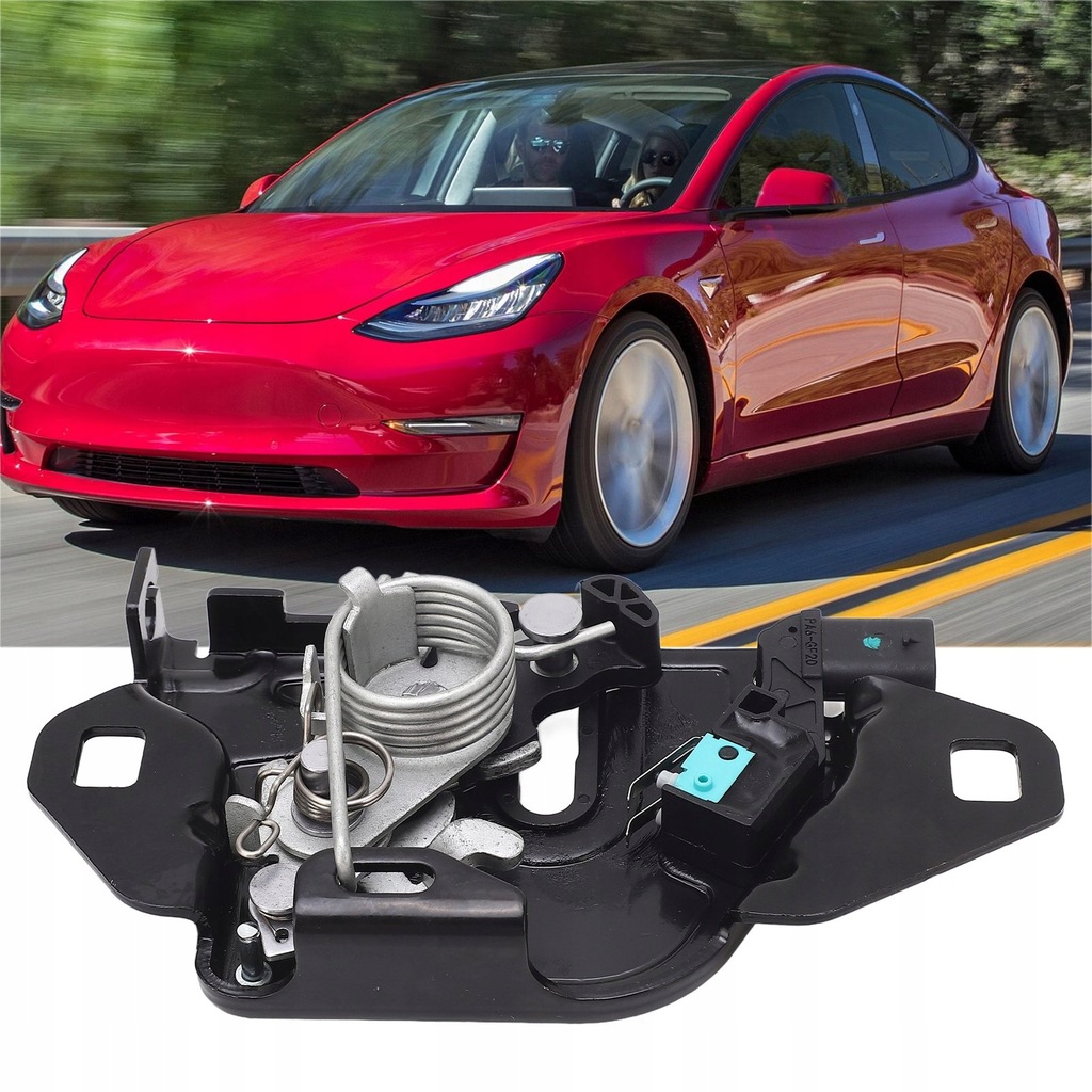 фото №12, Замок засувний капот 1500397 00 передня капот автомобіля frunk модуль