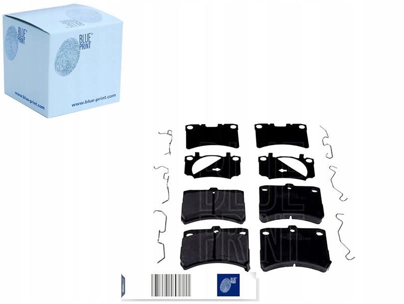 фото №1, Гальмівні колодки гальмівні перед blue print