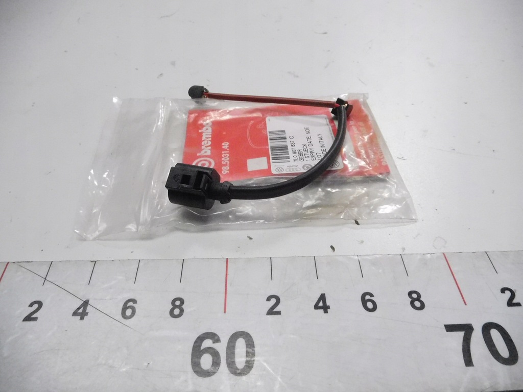 фото №7, Датчик износа тормозных колодок audi q7 оригинальный номер 7l0907637c