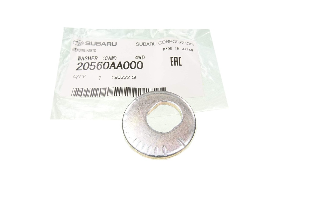 фото №1, Subaru оригинальный номер 20560aa000 подкладка болты регулировки схождение