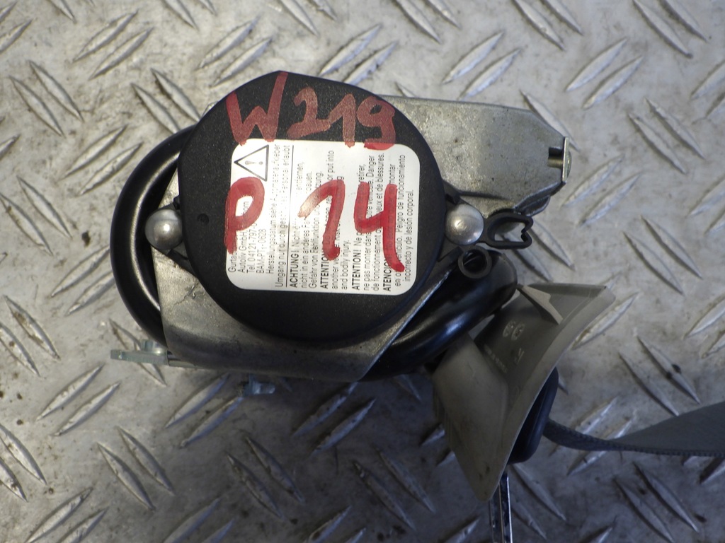 фото №4, Mercedes cls w219 pas натяжитель pas правый задняя