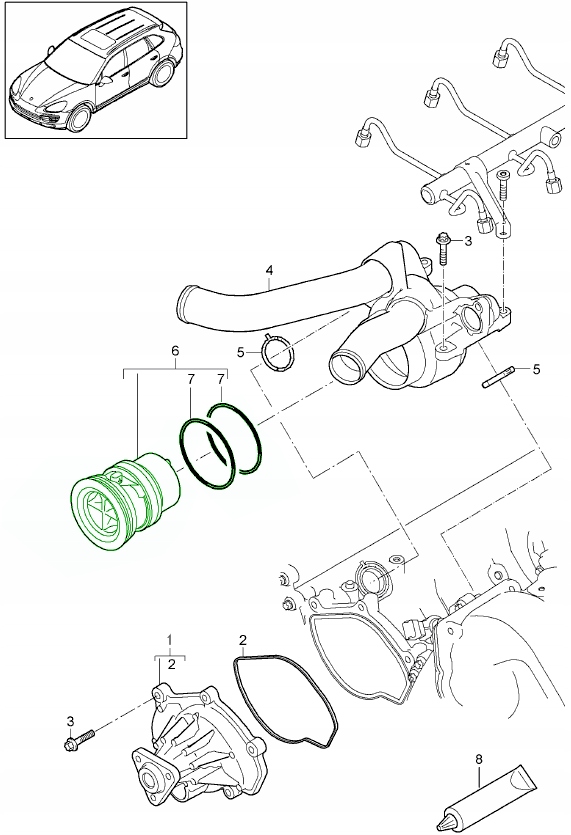 фото №8, Термостат do porsche panamera 4,8