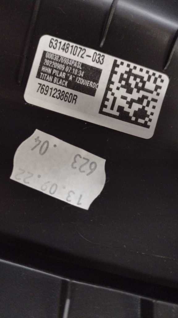 Обшивка стійка renault austral rafale оригінальний номер 769123860r ліва Оригінал