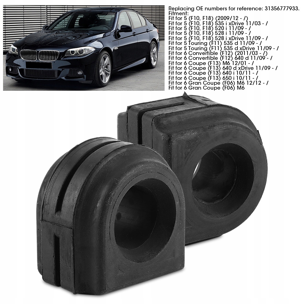 фото №5, 2 sztuk стабилизатор osi передней втулка