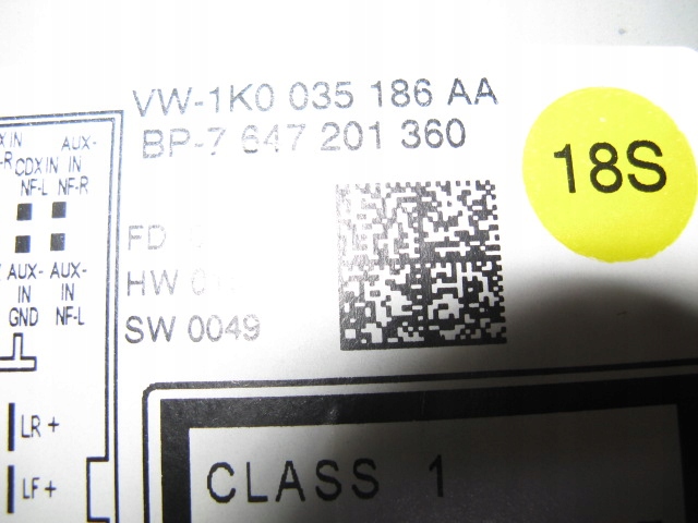 фото №2, Радио vw eos 1k0