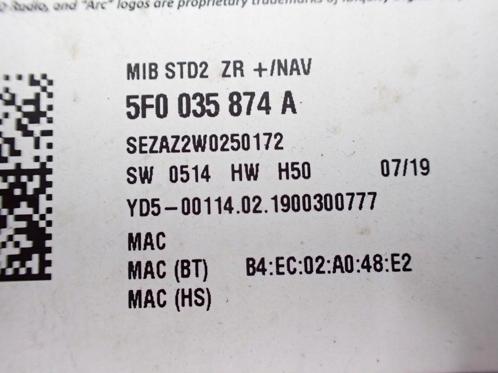 фото №13, Навигация navi радио заводская oryg 5fj919605a 5f0035874a seat tarraco 19r