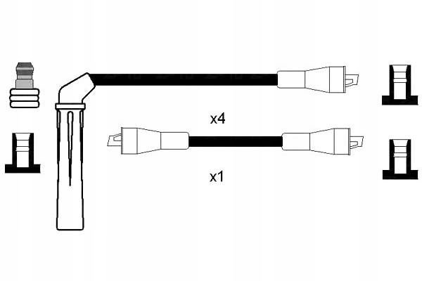 фото №1, Провода зажигания ngk +gratisy