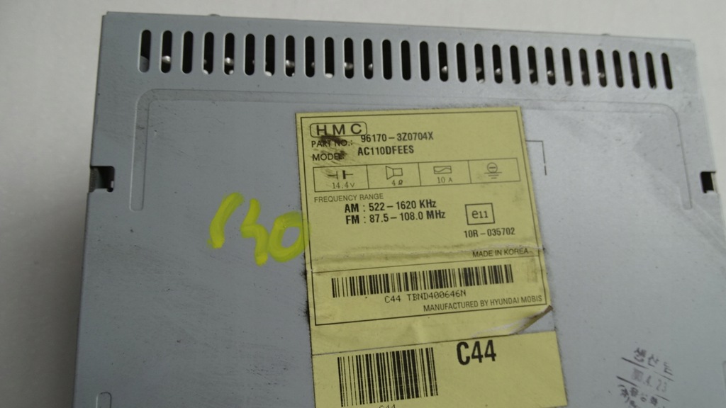 фото №3, Hyundai i40 радио радиопроигрыватель bluetooth 96170-3z0704x