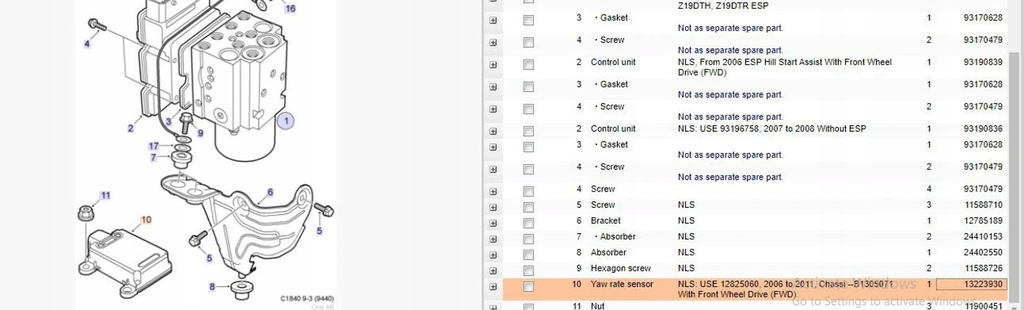 фото №6, Saab 9-3 ver2 2008 датчики esp