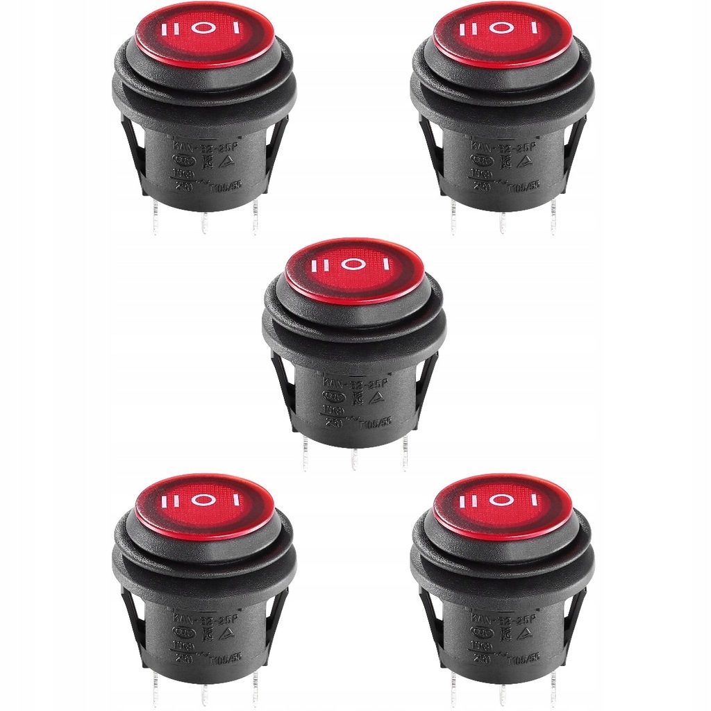 фото №8, Кнопка spdt switch коромисло marine 5 szt