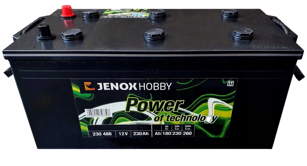 фото №1, Акумулятор jenox hobby 12v 230ah jacht kamper