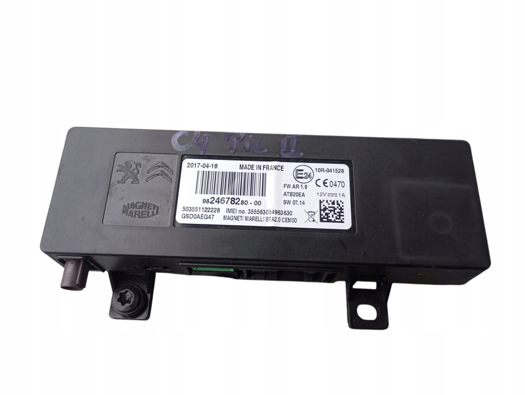 фото №1, Модуль блок управления bluetooth citroen c4 picasso ii lift 9824678280