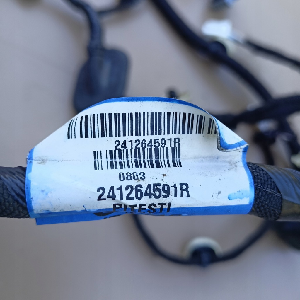 фото №6, Renault talisman жгут instalcji дверь правый задняя