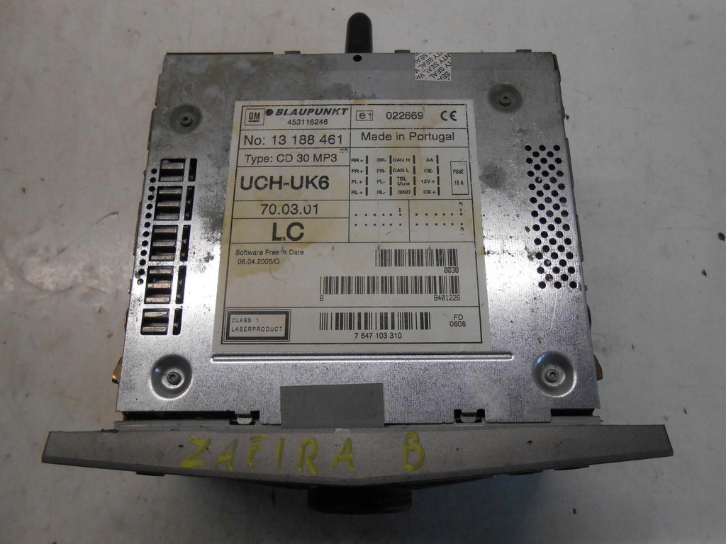 фото №7, Радіо cd дисплей opel zafira b 13188461 #