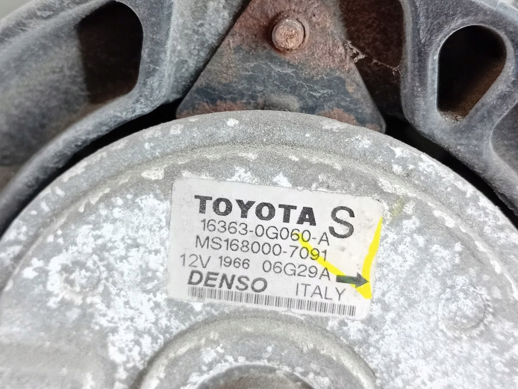 Радіатор води з вентилятор corolla verso 1 16363-0g060-a 16363-0g050 Київ