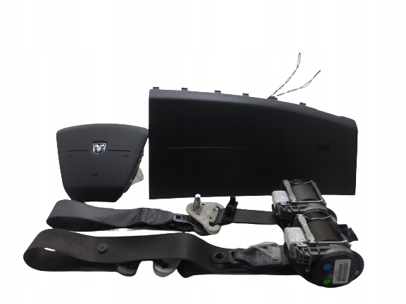 Купити Dodge caliber 06-11 подушка безпеки подушки безпеки натягувачі ремені заглушка чорні kpl eu