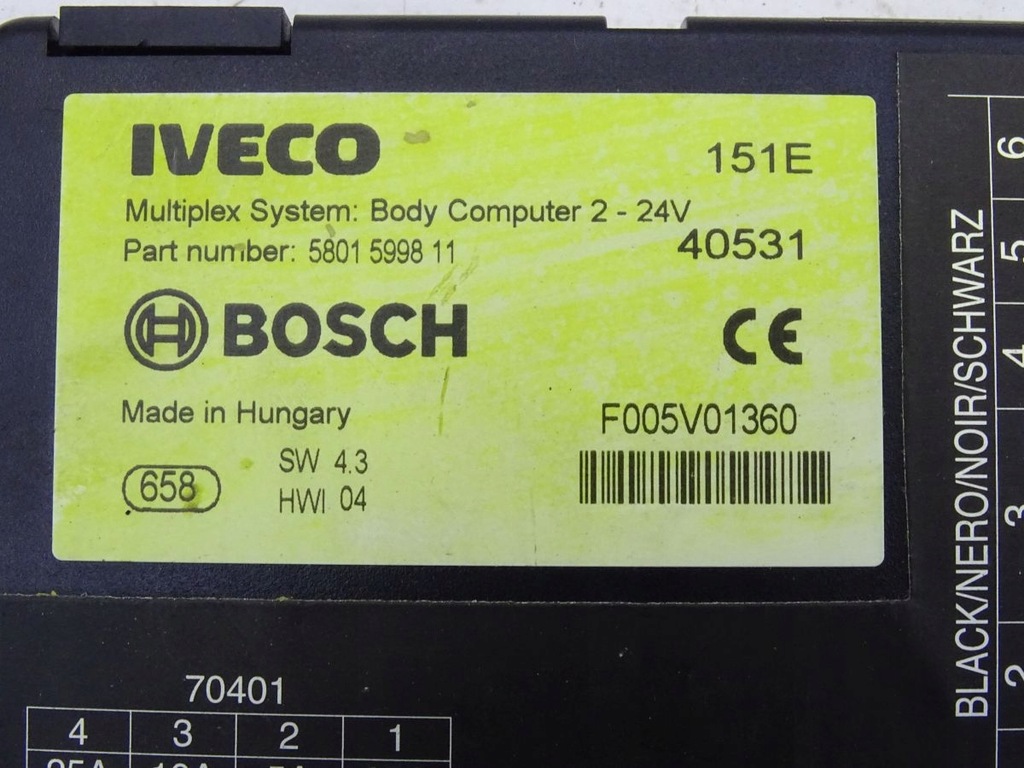 фото №11, Iveco stralis hi-way 12- cursor 11 e6 460 бортовой компьютер набор стартовый vcm кузов