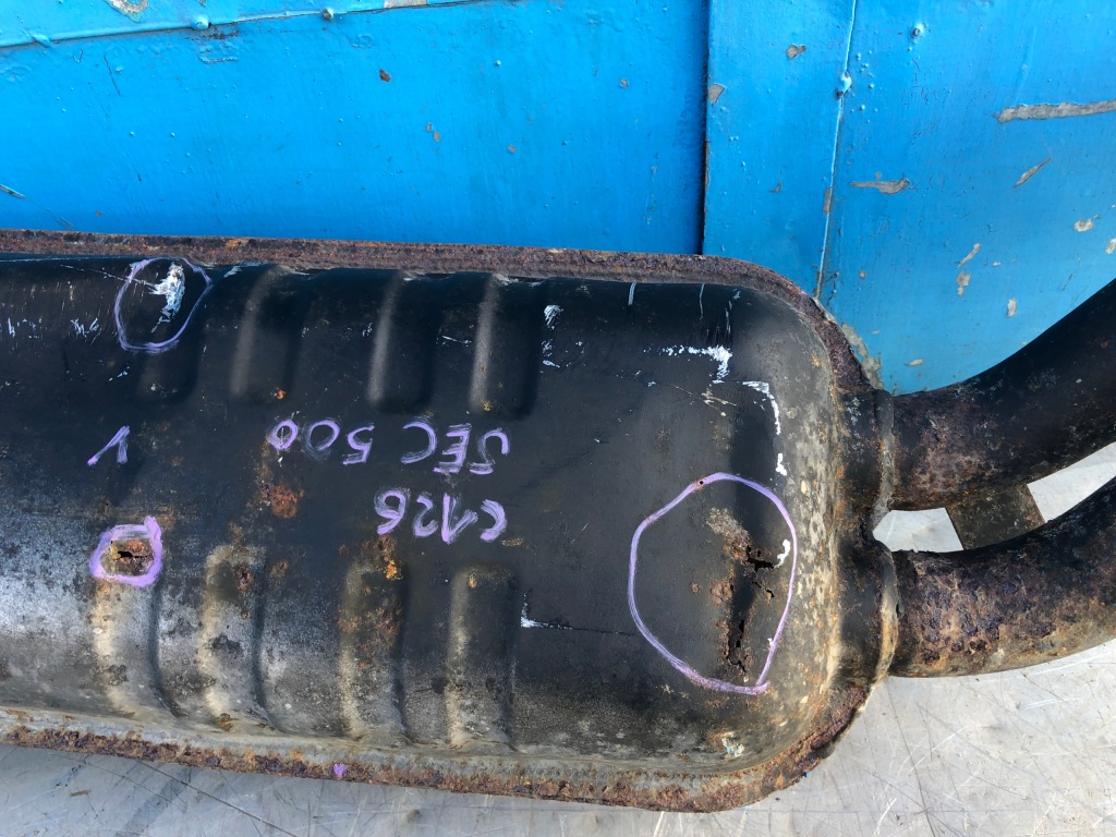 фото №9, Mercedes w126 coupe sec 500 m117 вихлоп гасник кінцевий ernst