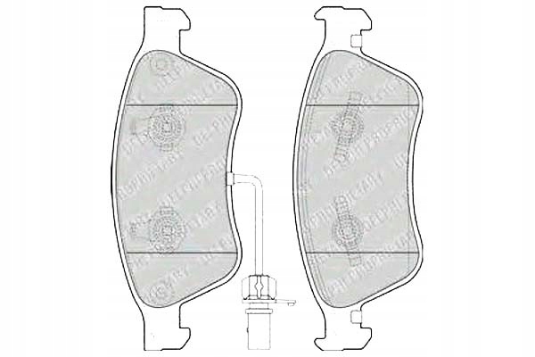 фото №1, Delphi тормозные колодки тормозные audi a6 s6 quattro 4f2. c