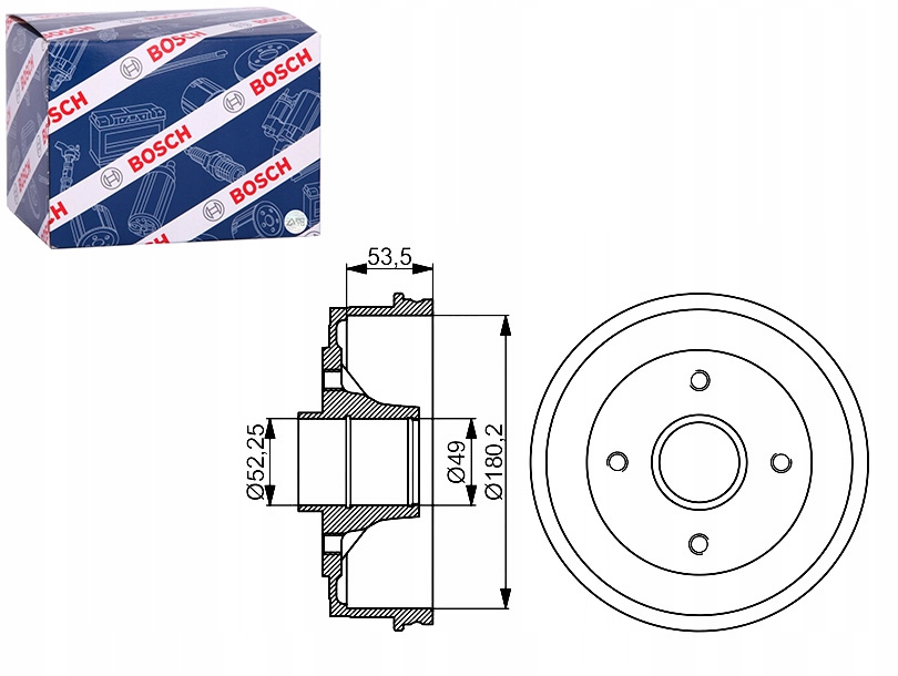 фото №1, Тормозные барабаны тормозные 2szt. задняя dacia logan sandero renault logan i logan